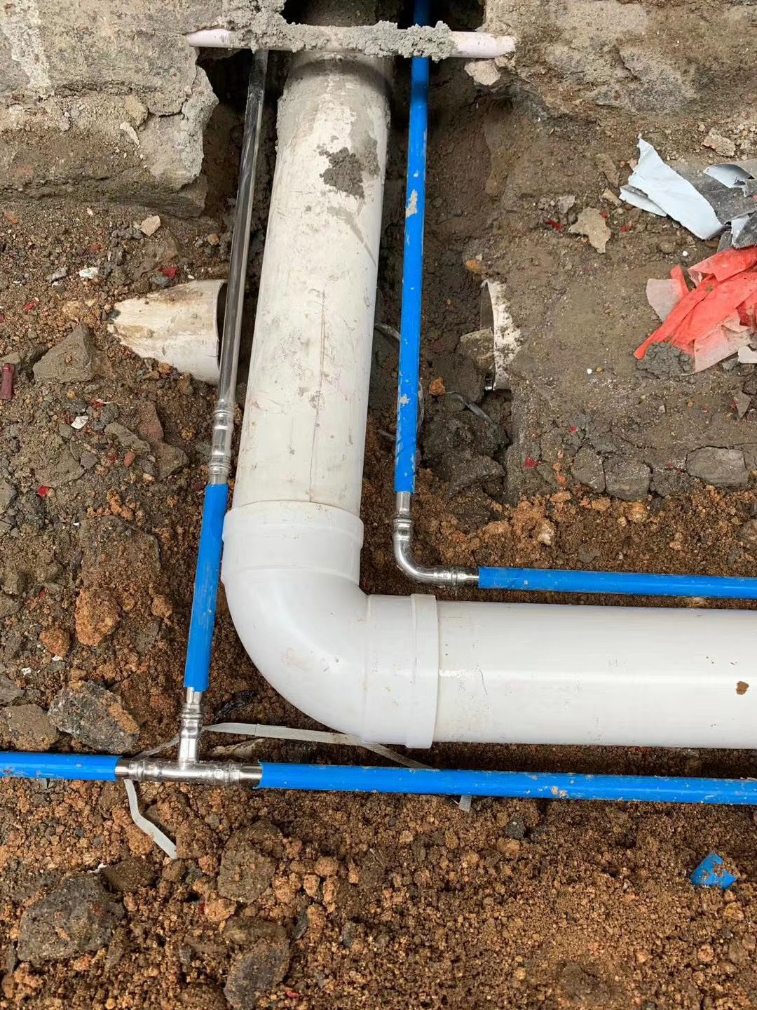 宝威体育品牌不锈钢冷水管道安装案例