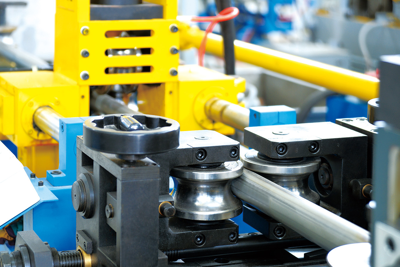 宝威体育卫生级不锈钢管生产机器